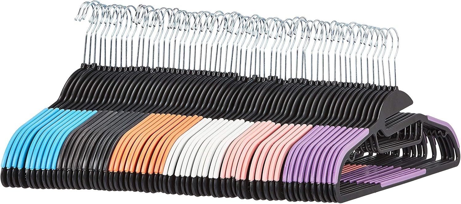 Perchas de plástico antideslizantes