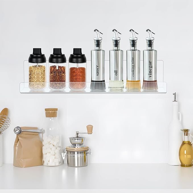 ECOSEAO estanterías flotantes acrílico