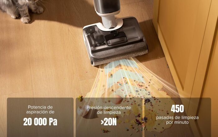 aspirador y fregona