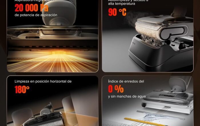 aspirador y fregona