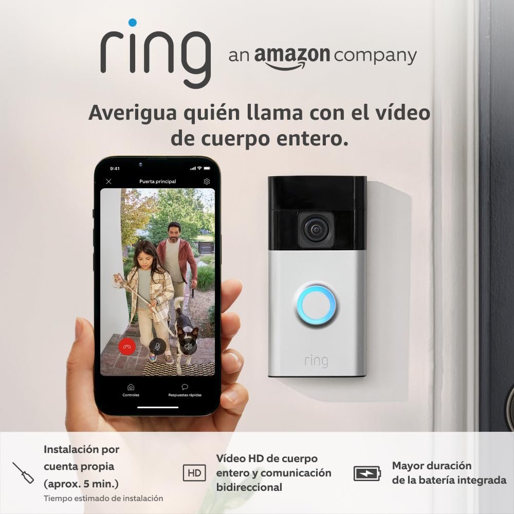 Ring Video Doorbell Timbre Inteligente - Imagen 2