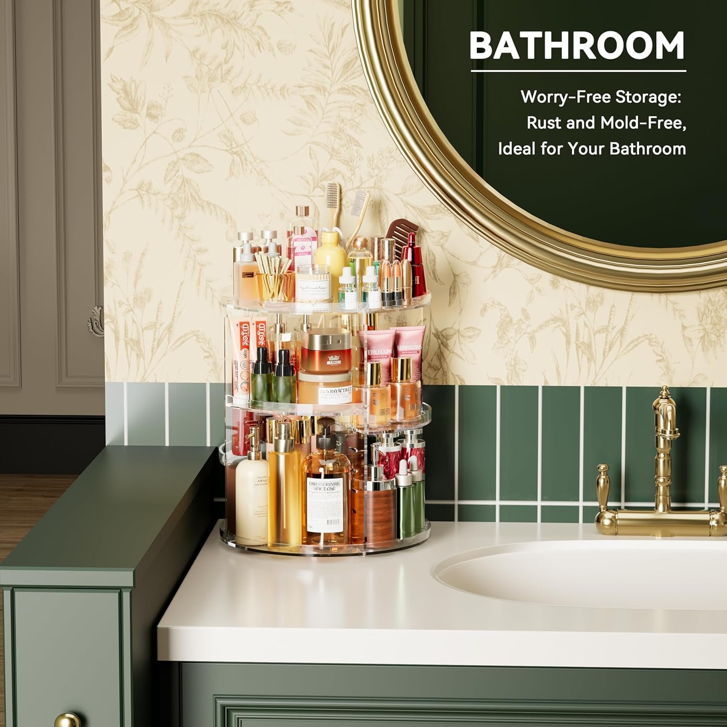 Organizador de Maquillaje Giratorio 360°